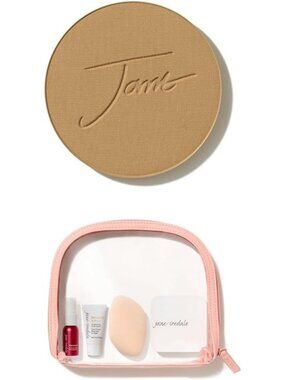 Mineral Foundation Refill & Compact Set | Semi-Matte Pressed Powder SPF | Vegan